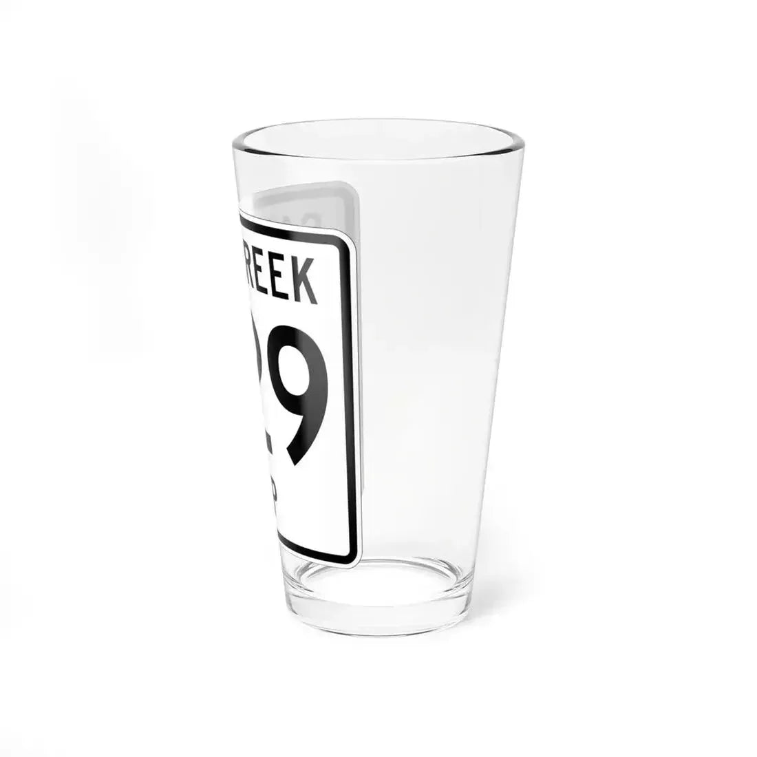 Salt Creek Township Route 629 Holmes County Ohio (Ohio) (Road Sign) Pint Glass 16oz - Go Mug Yourself