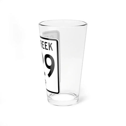 Salt Creek Township Route 629 Holmes County Ohio (Ohio) (Road Sign) Pint Glass 16oz - Go Mug Yourself