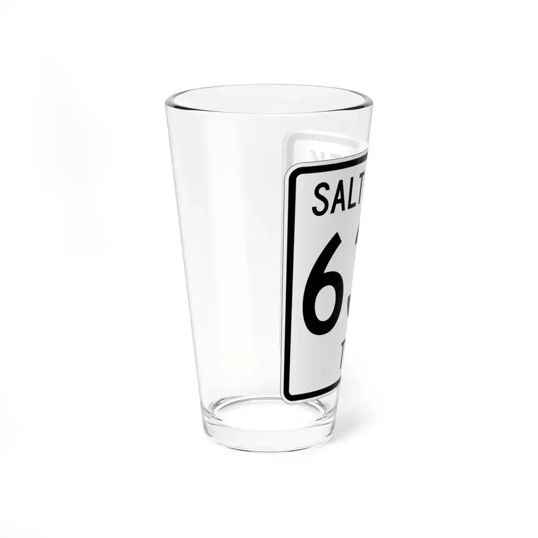 Salt Creek Township Route 634 Holmes County Ohio (Ohio) (Road Sign) Pint Glass 16oz - Go Mug Yourself