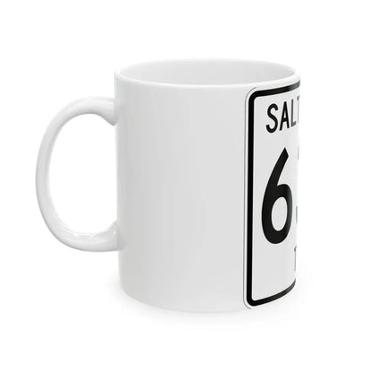 Salt Creek Township Route 634 Holmes County Ohio (Ohio) (Road Sign) White Coffee Mug - Go Mug Yourself