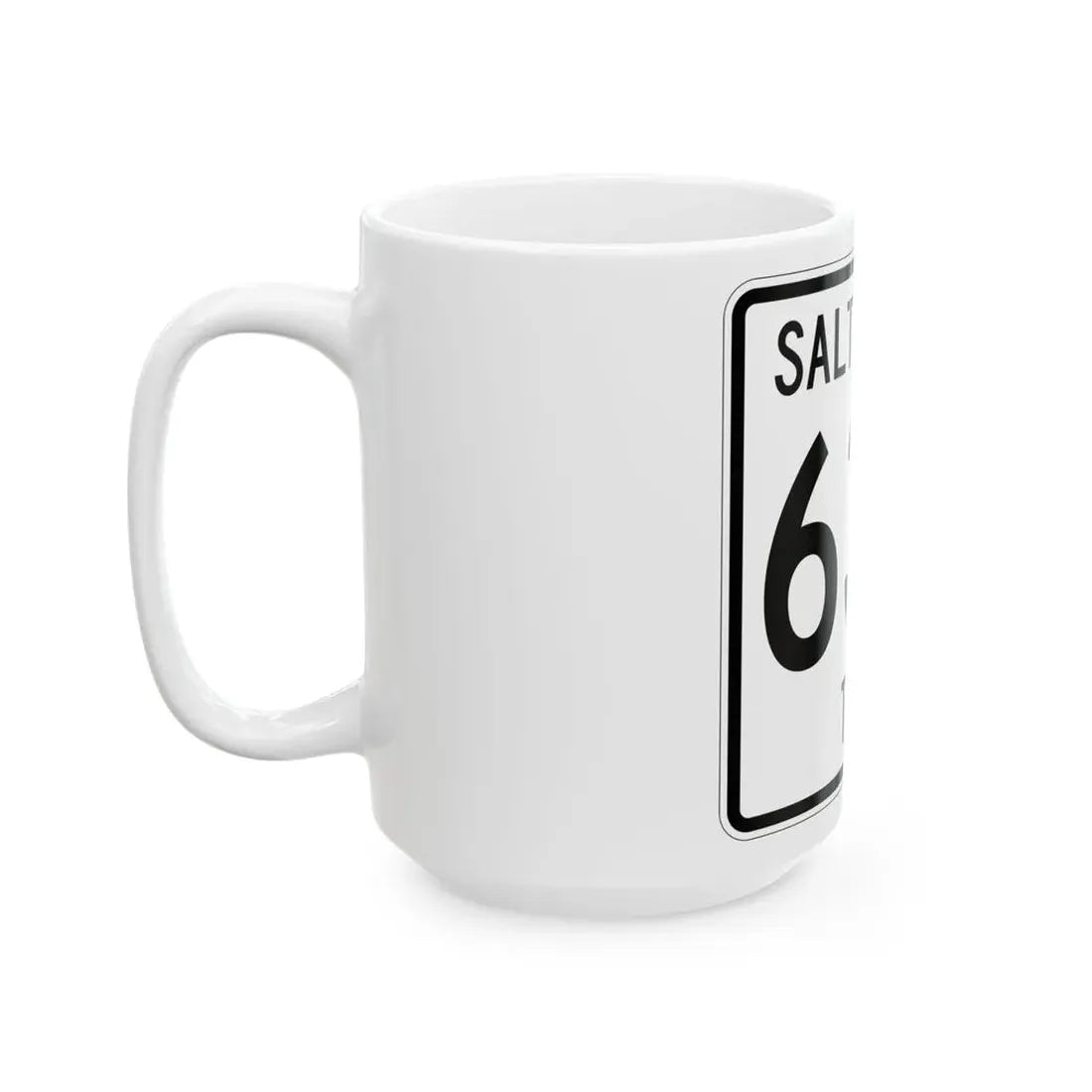 Salt Creek Township Route 634 Holmes County Ohio (Ohio) (Road Sign) White Coffee Mug - Go Mug Yourself