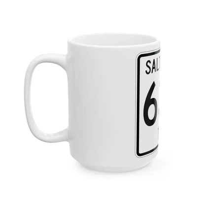 Salt Creek Township Route 634 Holmes County Ohio (Ohio) (Road Sign) White Coffee Mug - Go Mug Yourself