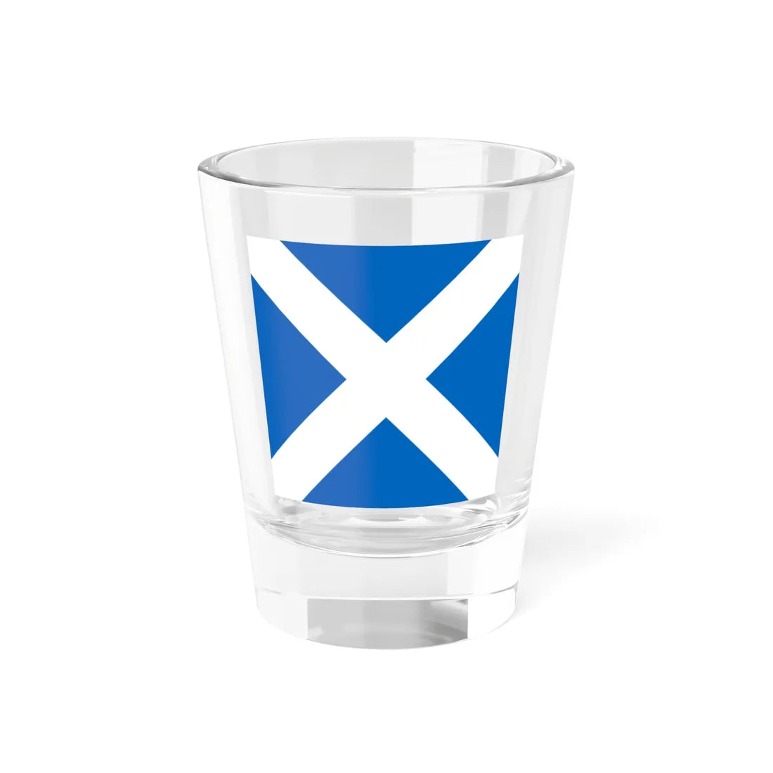 Saltire (Scotland) Shot Glass 1.5oz 1.5oz - Go Mug Yourself