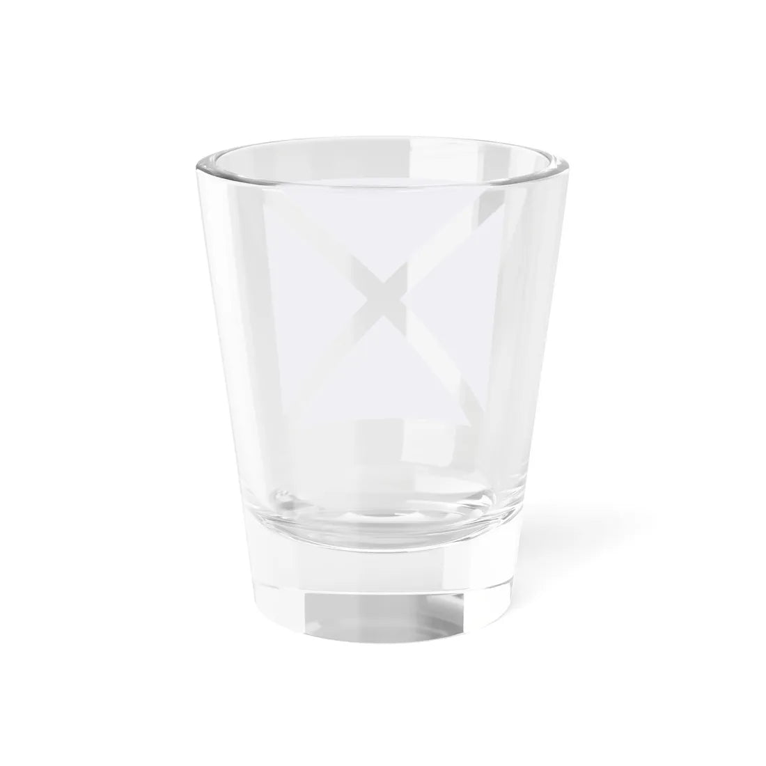 Saltire transparent background (Scotland) Shot Glass 1.5oz - Go Mug Yourself