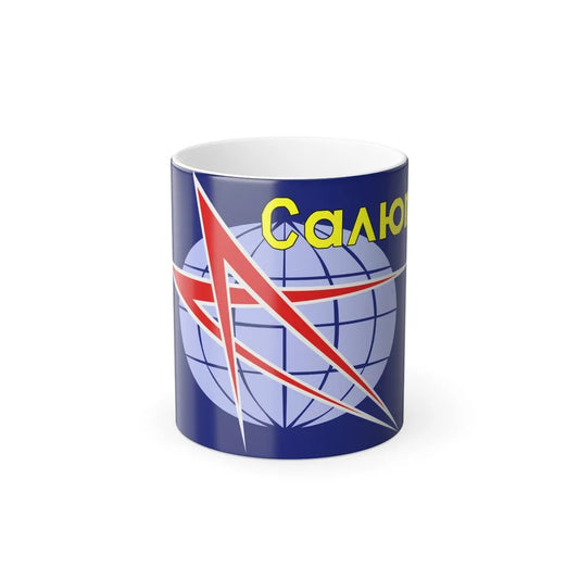 Salyut Program (Soyuz Programme) Color Changing Mug 11oz-11oz-Go Mug Yourself