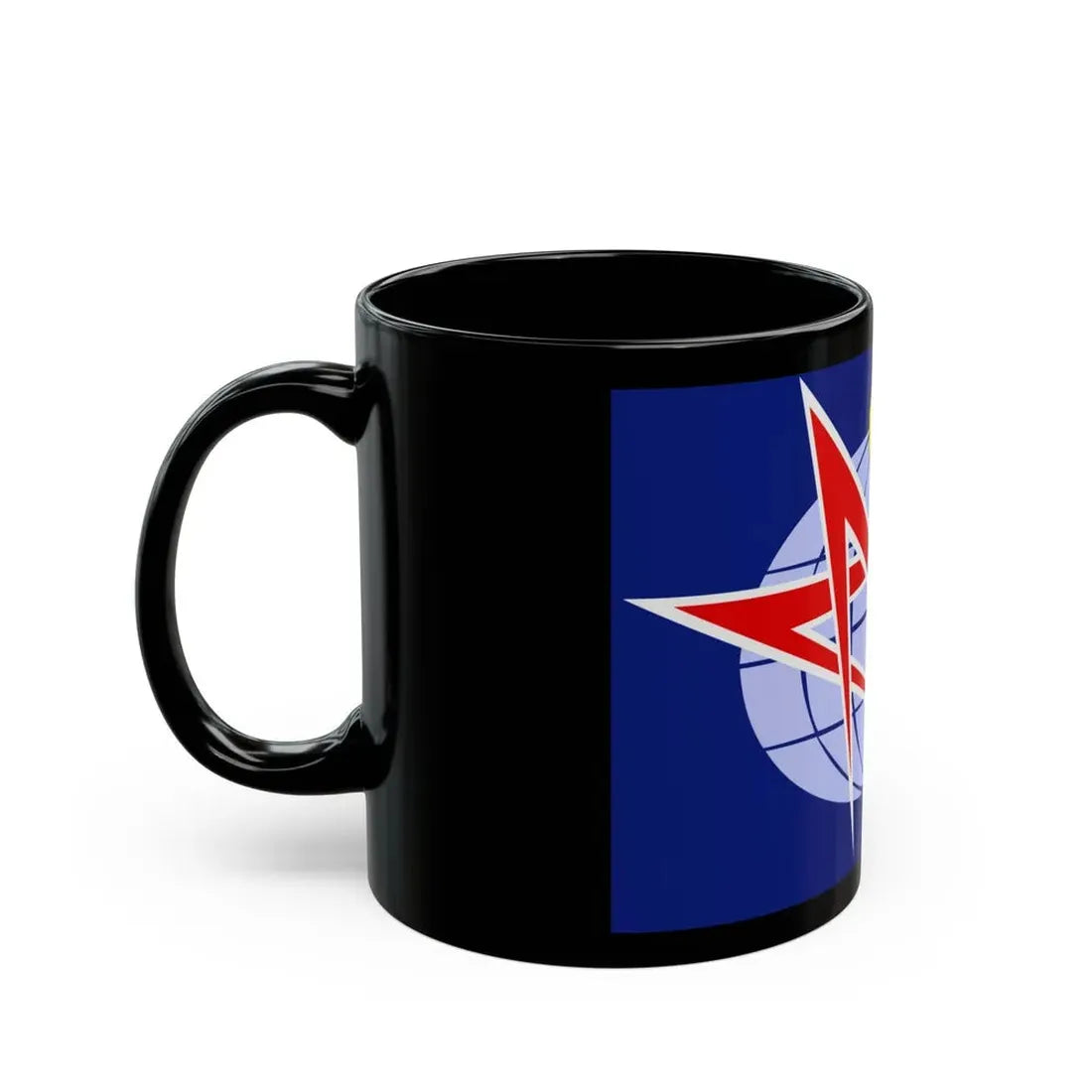 Salyut Program (Soyuz Space Programme) Black Coffee Mug - Go Mug Yourself