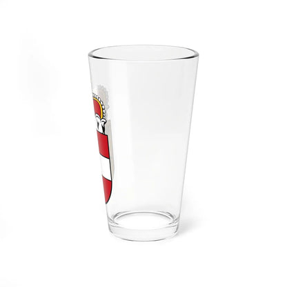 Salzburg Wappen (Austria) (Coat of Arms) Pint Glass 16oz - Go Mug Yourself