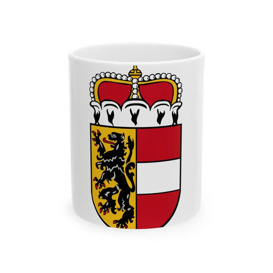 Salzburg Wappen (Austria) White Coffee Mug 11oz - Go Mug Yourself