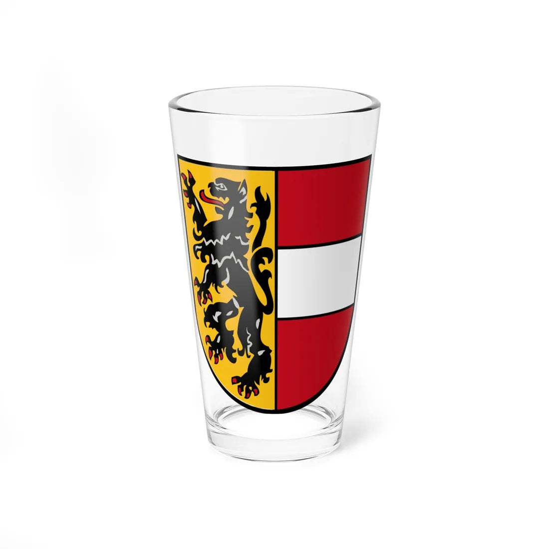 Salzburg Wappen shield (Austria) (Coat of Arms) Pint Glass 16oz 16oz - Go Mug Yourself