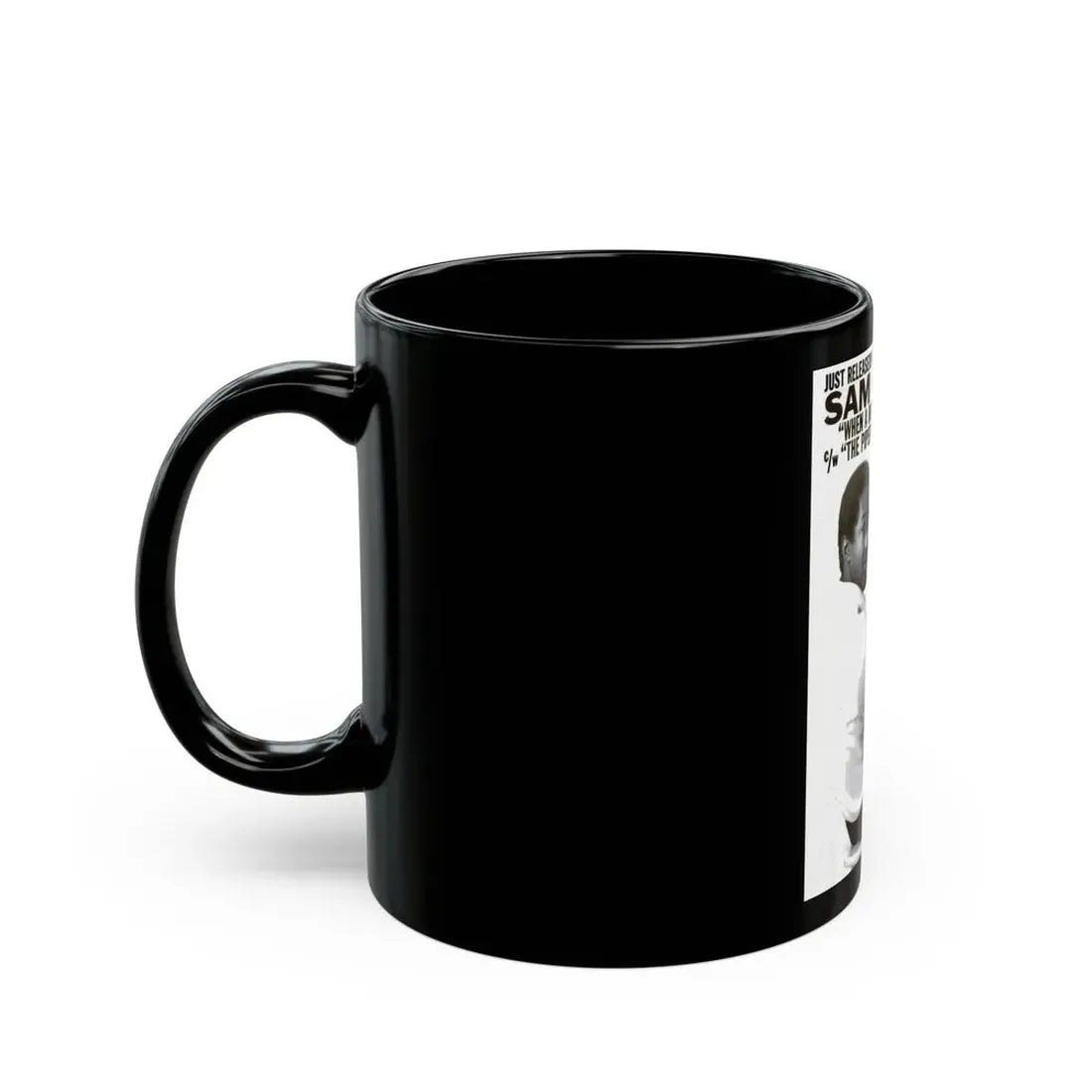 Sam Cooke 1965 (Music Poster) Black Coffee Mug - Go Mug Yourself