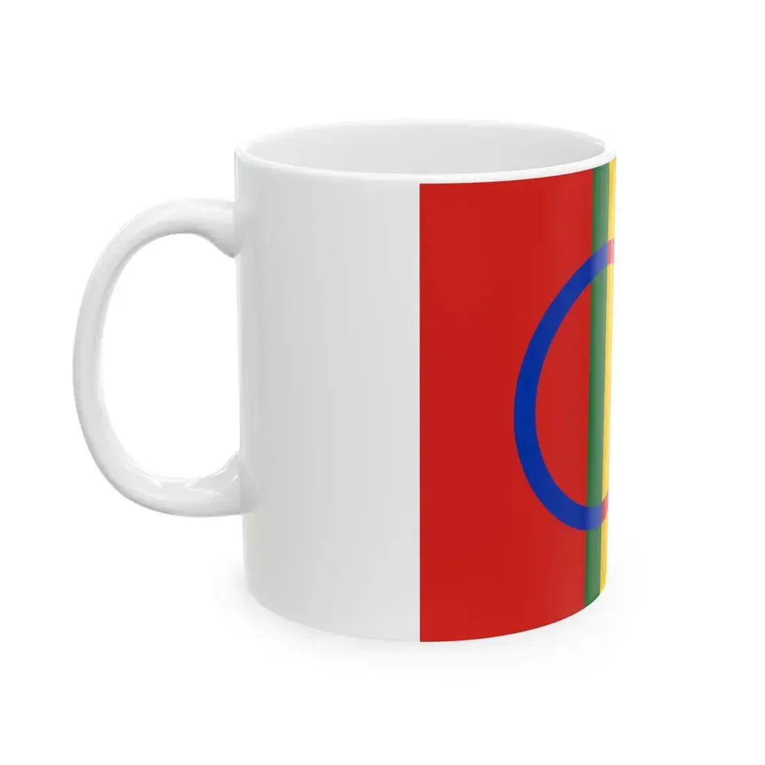 Sami flag (Finland) White Coffee Mug - Go Mug Yourself