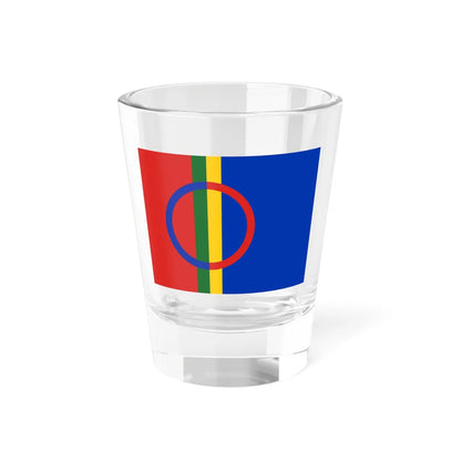 Sami flag (Sweden) Shot Glass 1.5oz 1.5oz - Go Mug Yourself