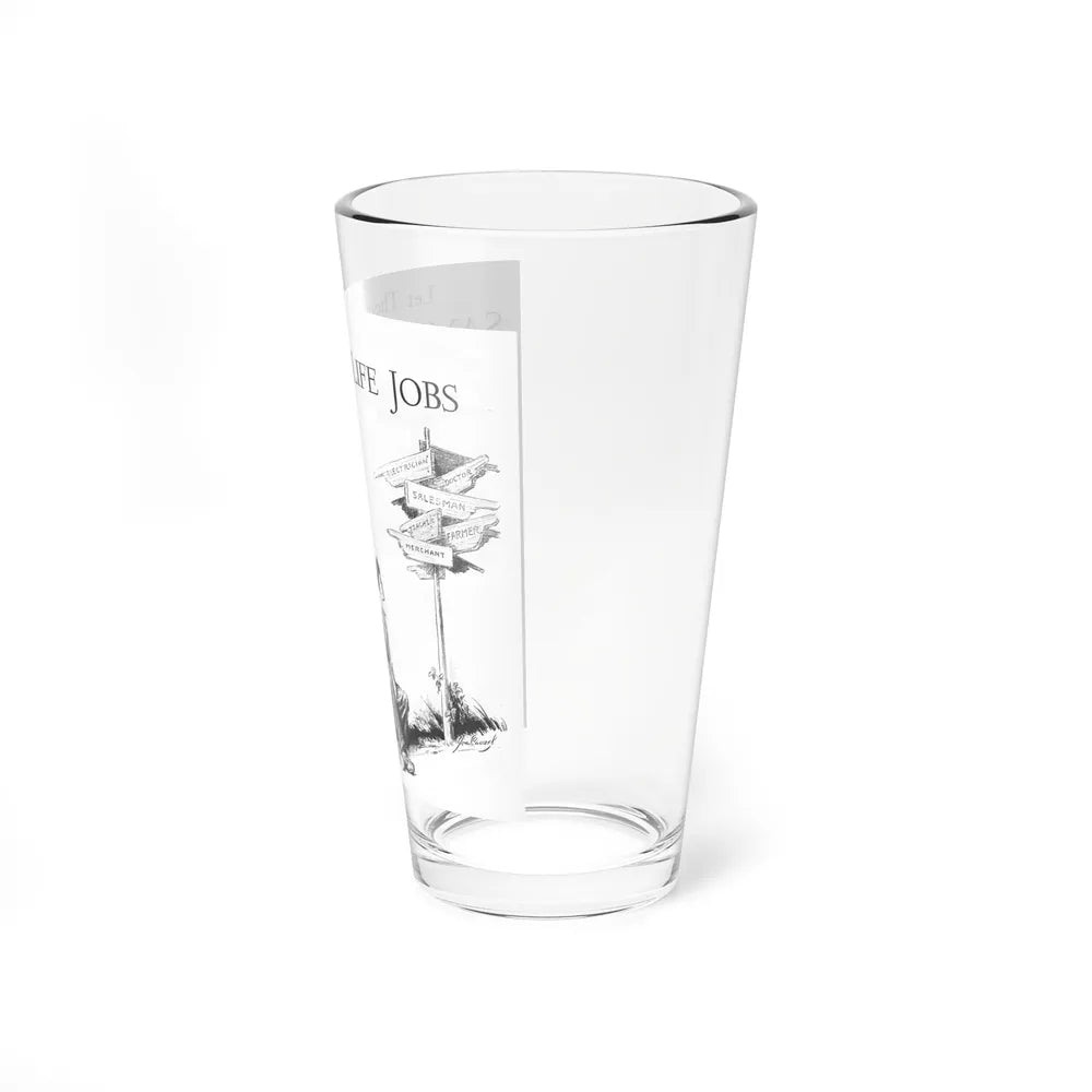 Sample Their Life Jobs (Magazine Illustration) Pint Glass 16oz-Go Mug Yourself