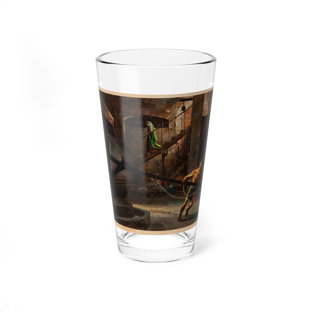 Samson and Delilah, movie illustration, 1949 (Magazine Illustration) Pint Glass 16oz-16oz-Go Mug Yourself