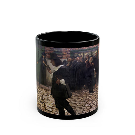 Samuel Hirszenberg (1865-1908) Excommunicated Spinoza - 1907 - Black Coffee Mug-11oz-Go Mug Yourself