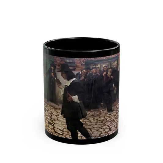 Samuel Hirszenberg (1865-1908) Excommunicated Spinoza - 1907 - Black Coffee Mug 11oz - Go Mug Yourself