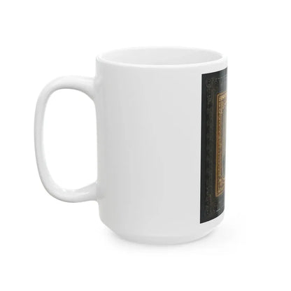 Samuel W. Doble Of Company D, 12th Maine Infantry Regiment, With Drum (U.S. Civil War) White Coffee Mug - Go Mug Yourself