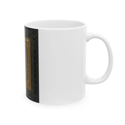 Samuel W. Doble Of Company D, 12th Maine Infantry Regiment, With Drum (U.S. Civil War) White Coffee Mug - Go Mug Yourself