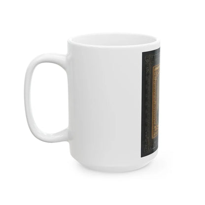 Samuel W. Doble Of Company D, 12th Maine Infantry Regiment, With Drum (U.S. Civil War) White Coffee Mug-Go Mug Yourself