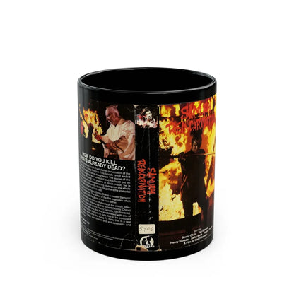 SAMURAI REINCARNATION SONNY CHIBA (VHS COVER) - Black Coffee Mug-11oz-Go Mug Yourself