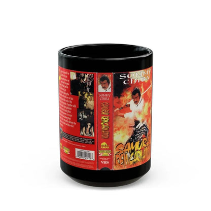 SAMURAI REINCARNATION (VHS COVER) - Black Coffee Mug 15oz - Go Mug Yourself