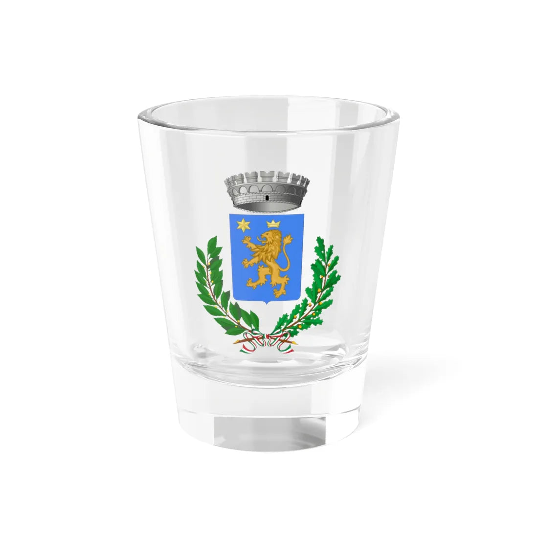 San Cipriano dAversa-Stemma (Italy) (Coat of Arms) Shot Glass 1.5oz 1.5oz - Go Mug Yourself
