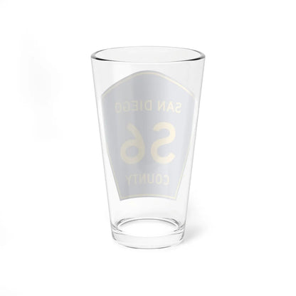 San Diego County S6 (California) (Road Sign) Pint Glass 16oz - Go Mug Yourself