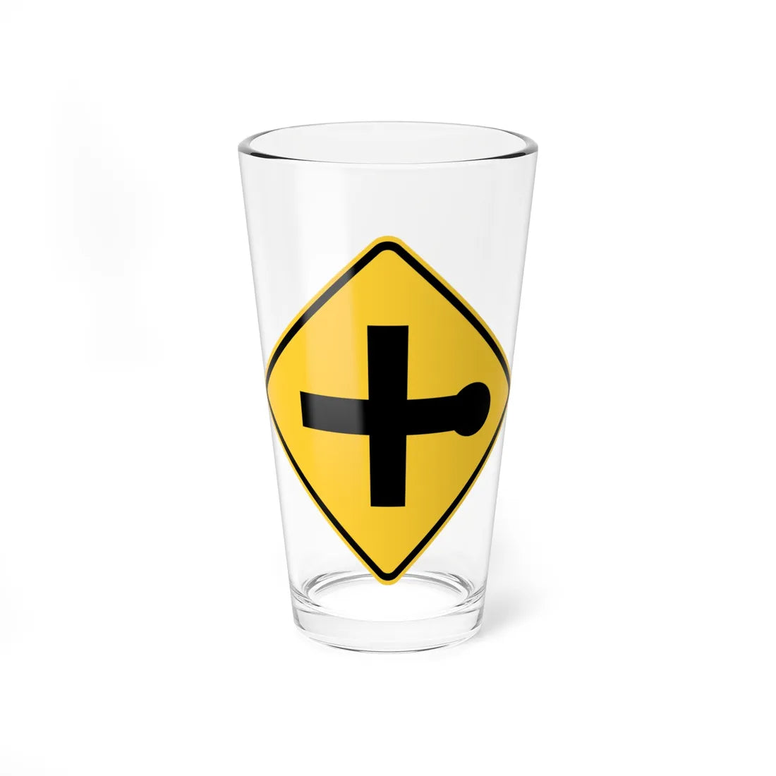 San Diego cul-de-sac sign (California) (Road Sign) Pint Glass 16oz - Go Mug Yourself