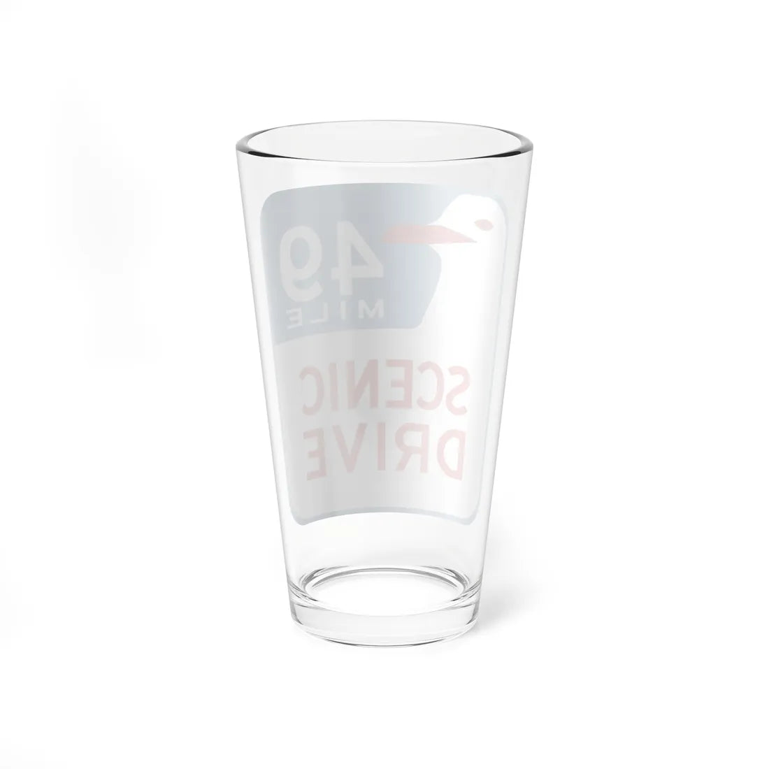 San Francisco CA 49-Mile Scenic Drive (California) (Road Sign) Pint Glass 16oz - Go Mug Yourself