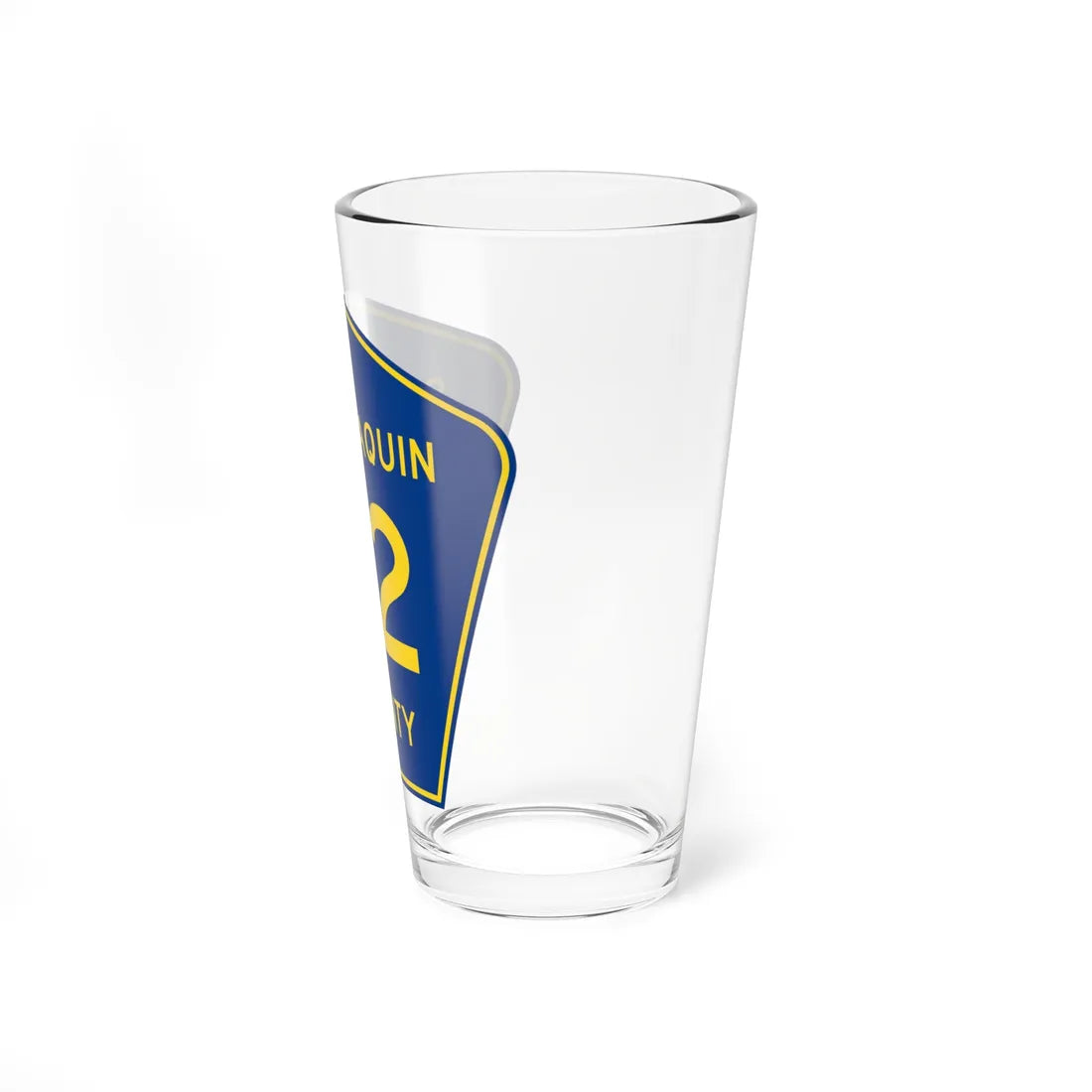 San Joaquin County J2 (California) (Road Sign) Pint Glass 16oz - Go Mug Yourself