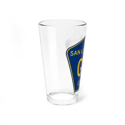 San Luis Obispo County G19 (California) (Road Sign) Pint Glass 16oz - Go Mug Yourself