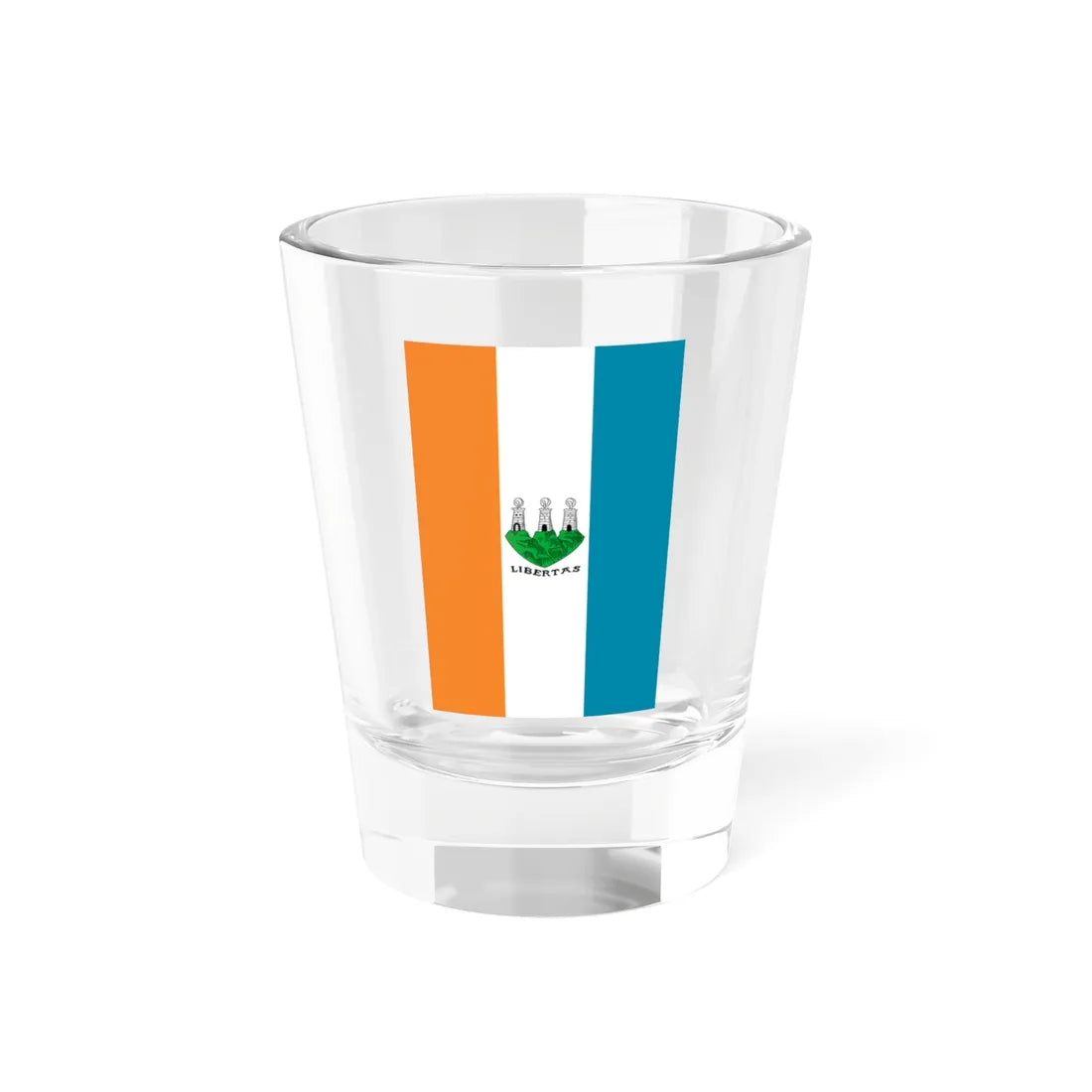 San Marino 1465 Battle Standard - Verter Casali reconstruction (San Marino) Shot Glass 1.5oz 1.5oz - Go Mug Yourself