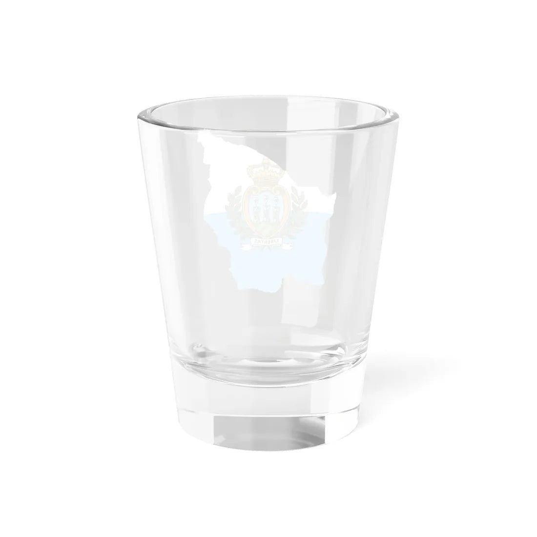 San Marino-Flagmap (San Marino) Shot Glass 1.5oz - Go Mug Yourself