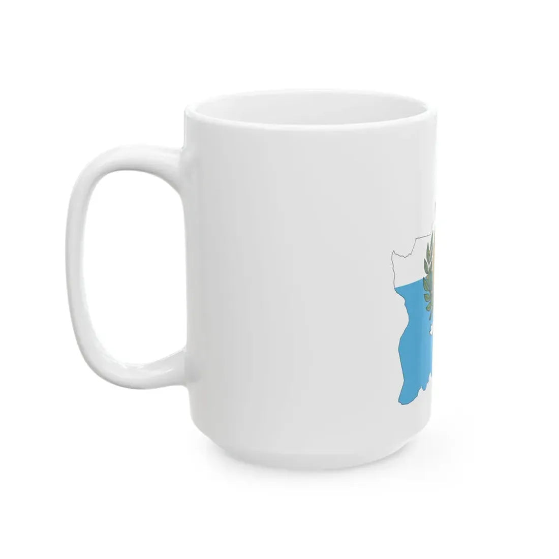 San Marino-Flagmap (San Marino) White Coffee Mug - Go Mug Yourself