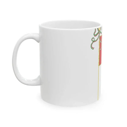 San Miniato-Bandiera Completa (Italy) White Coffee Mug - Go Mug Yourself