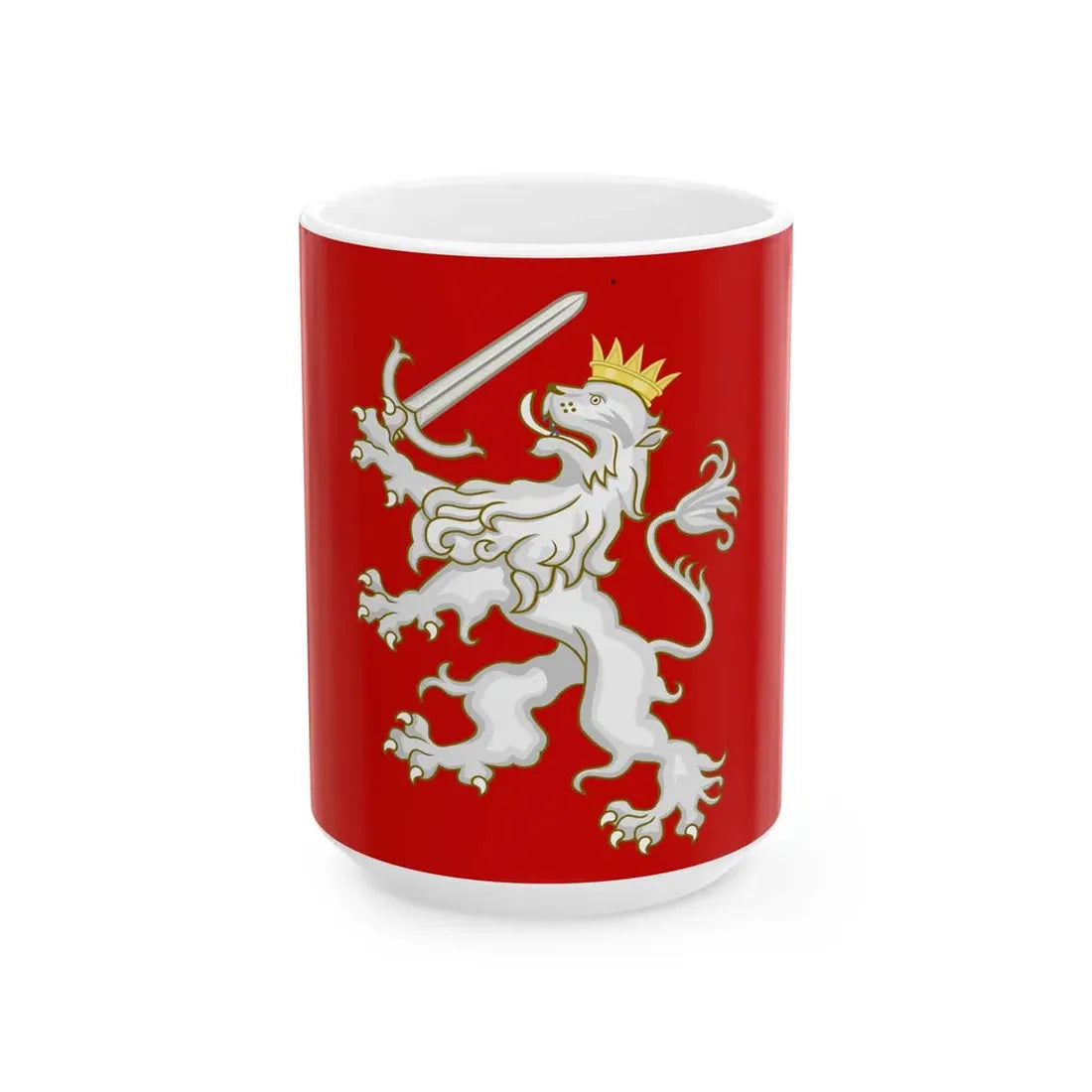 San Miniato-Bandiera (Italy) White Coffee Mug 15oz - Go Mug Yourself