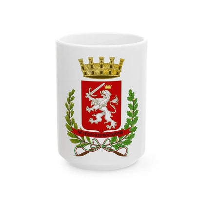 San Miniato-Stemma (Italy) White Coffee Mug 15oz - Go Mug Yourself
