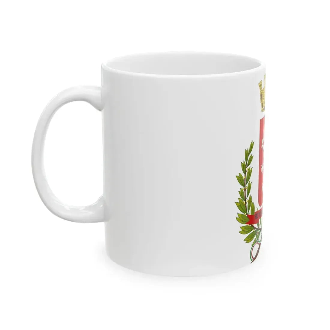 San Miniato-Stemma (Italy) White Coffee Mug - Go Mug Yourself