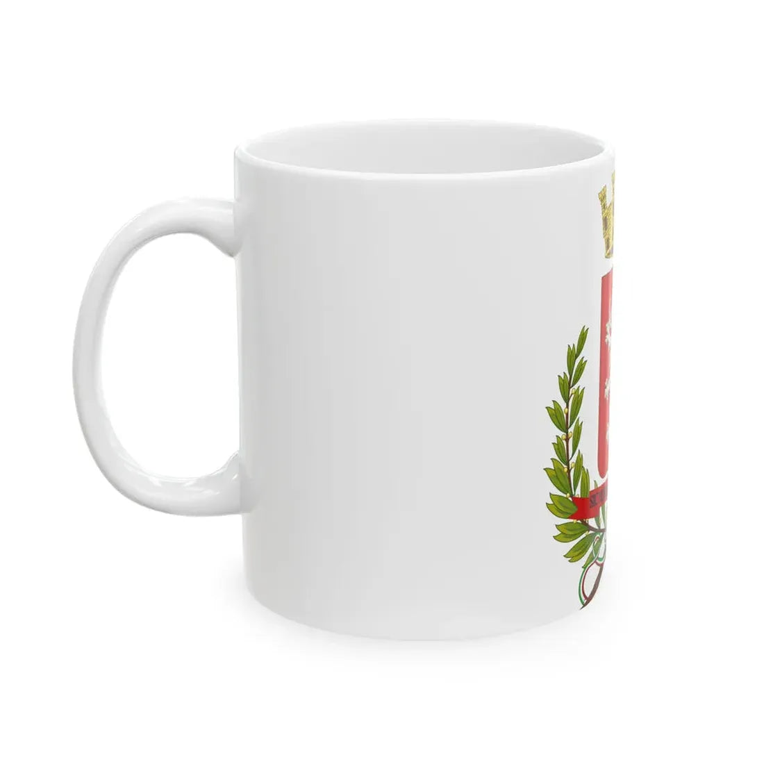San Miniato-Stemma (Italy) White Coffee Mug - Go Mug Yourself