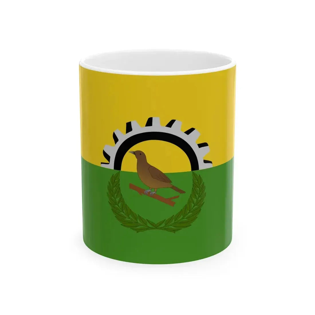 San Pedro Sula Flag (Honduras) White Coffee Mug 11oz - Go Mug Yourself
