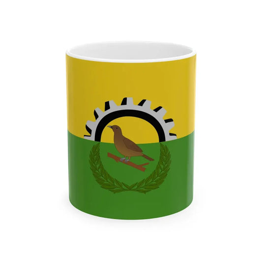 San Pedro Sula Flag (Honduras) White Coffee Mug 11oz - Go Mug Yourself