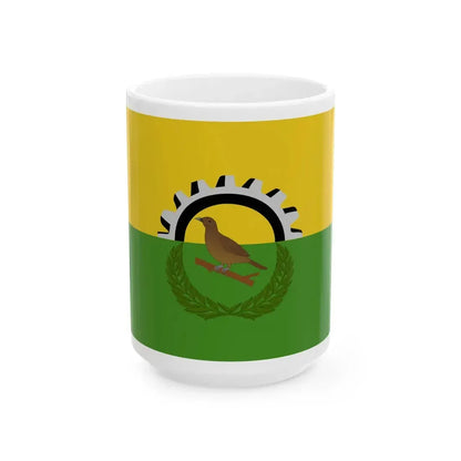 San Pedro Sula Flag (Honduras) White Coffee Mug 15oz - Go Mug Yourself