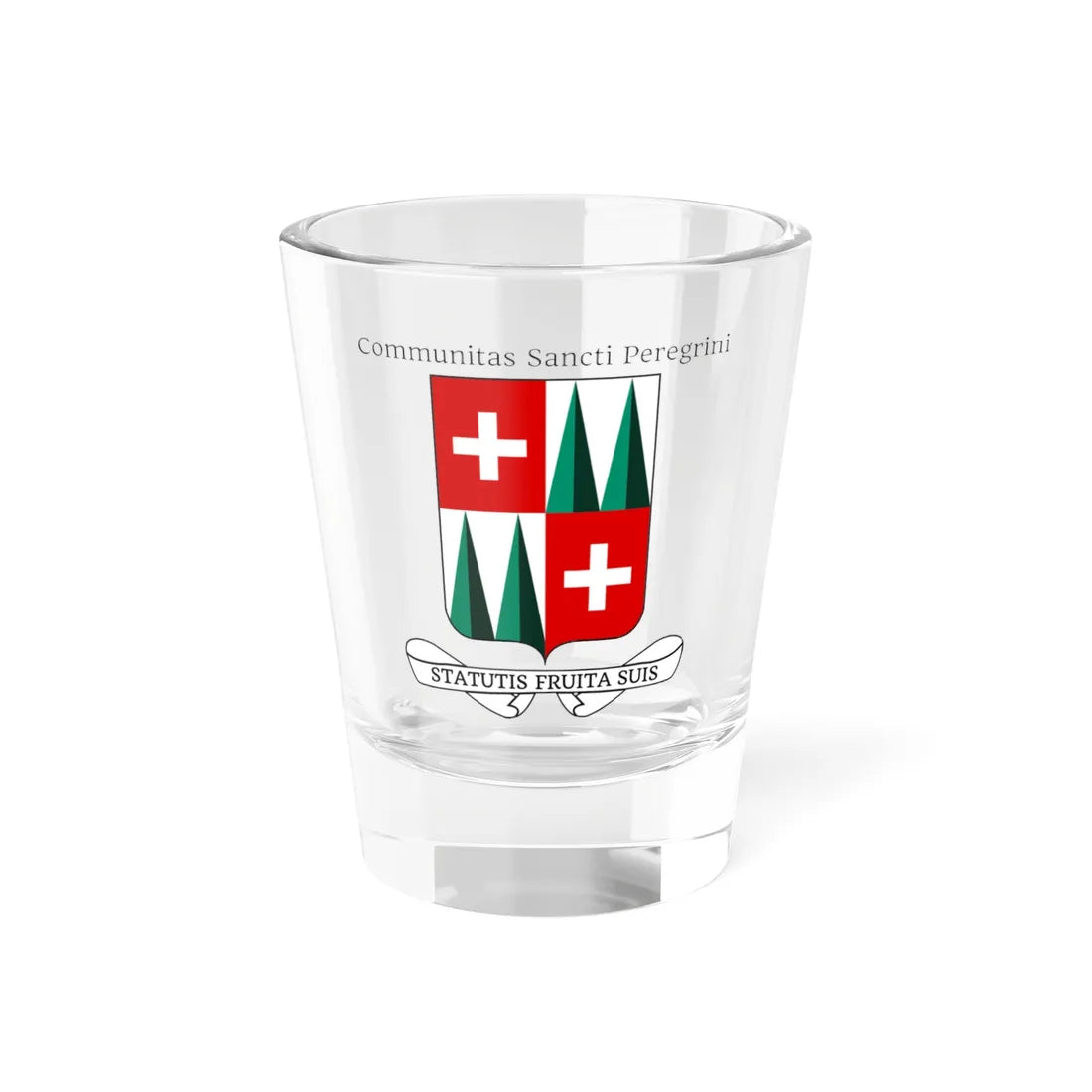 San Pellegrino Terme-Stemma (Italy) (Coat of Arms) Shot Glass 1.5oz 1.5oz - Go Mug Yourself