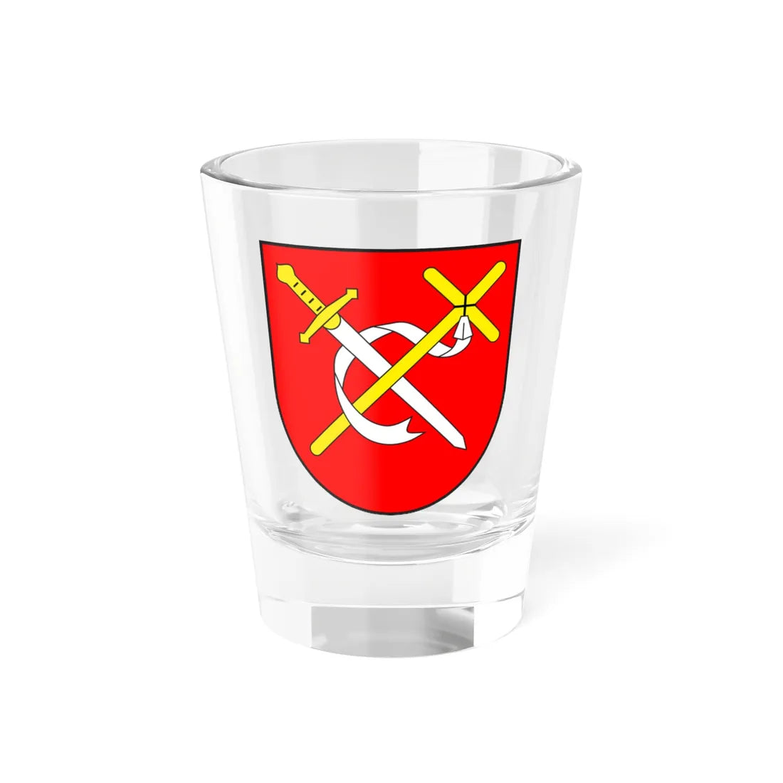 San Vittore wappen (Switzerland) (Coat of Arms) Shot Glass 1.5oz 1.5oz - Go Mug Yourself