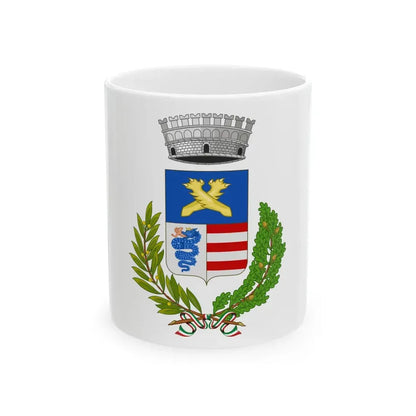 San Zenone al Lambro-Bandiera (Italy) White Coffee Mug 11oz - Go Mug Yourself