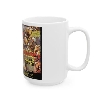 SANDOKAN LE TIGRE DE BORNEO (VHS COVER) - White Coffee Mug-Go Mug Yourself