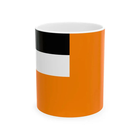 Sandur flag (India) White Coffee Mug 11oz - Go Mug Yourself
