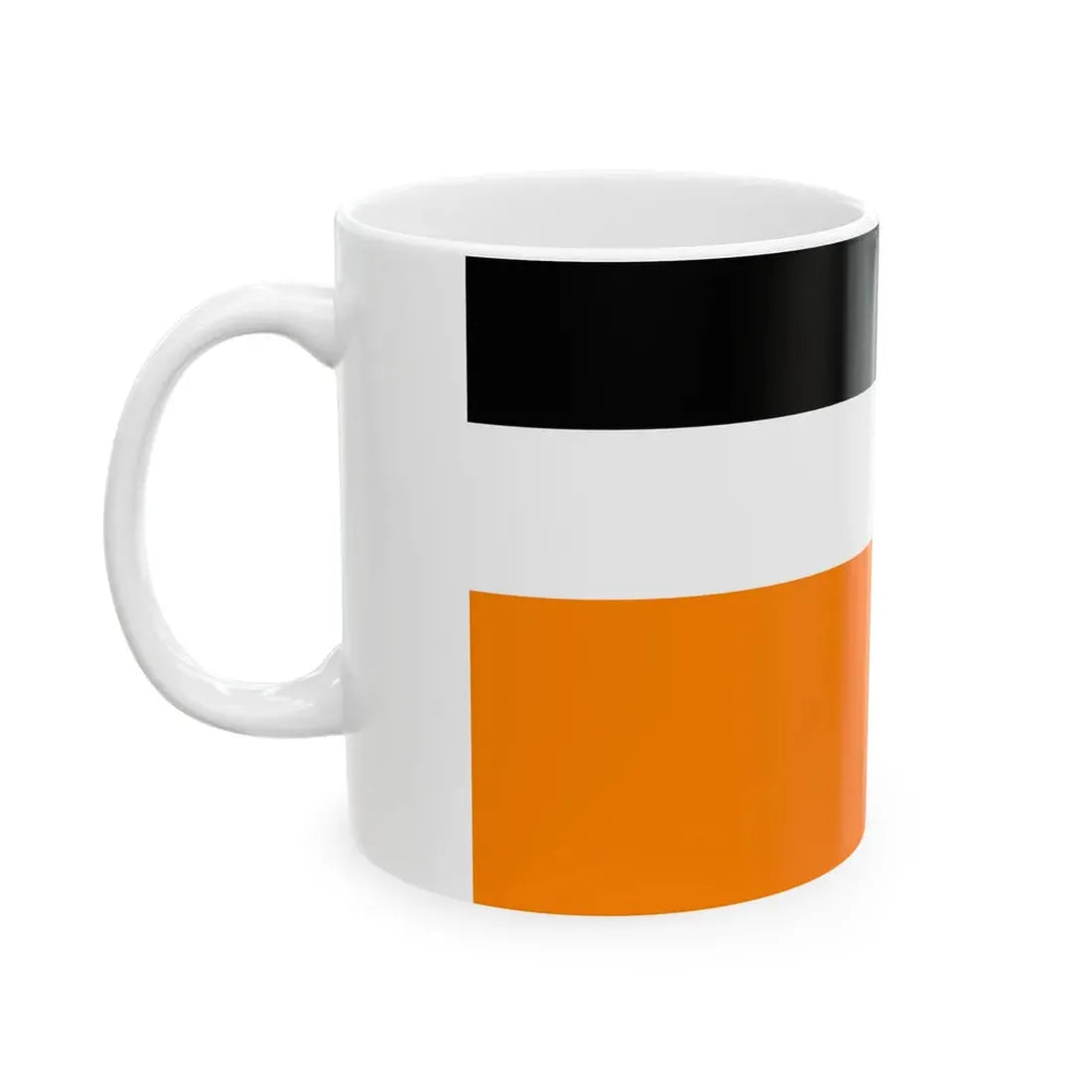 Sandur flag (India) White Coffee Mug - Go Mug Yourself