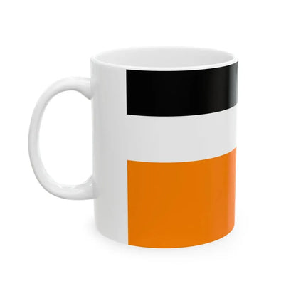 Sandur flag (India) White Coffee Mug - Go Mug Yourself
