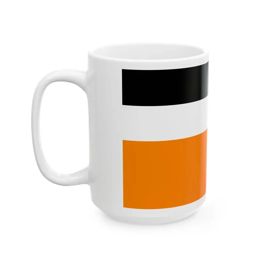 Sandur flag (India) White Coffee Mug - Go Mug Yourself